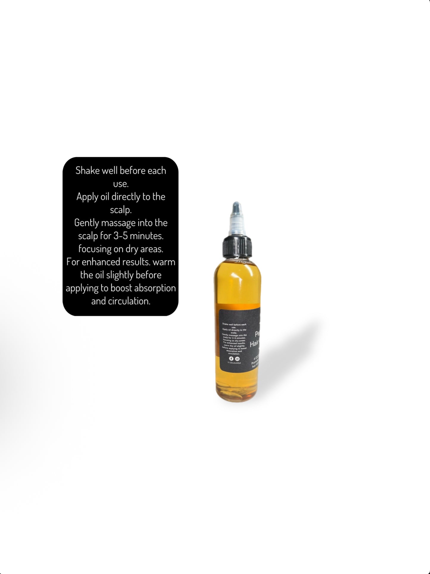 Peppermint hair growth oil